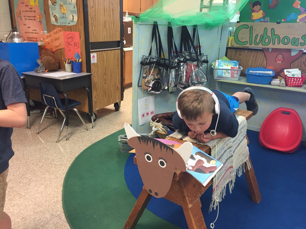 This cowboy takes reading seriously!!#tvtigers2019