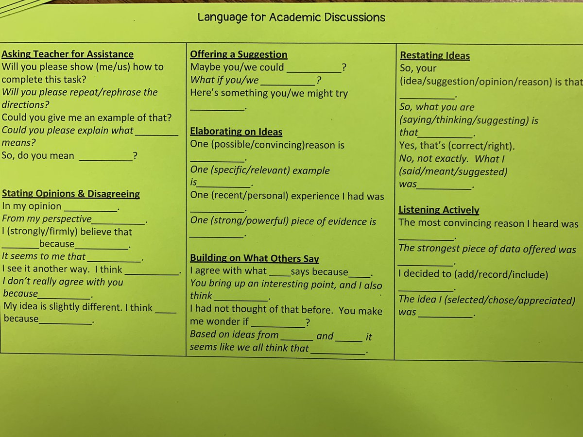 BVisserELA's tweet image. Using Academic Language Stems when speaking in Philosophical Chairs! Most valuable lesson - It IS POSSIBLE to disagree so passionately &amp;amp; still have a conversation respectfully!! Not only possible, but as human beings a MUST! #cmscoltsavid @GCISDHumanities #WICORwars #teamCMS