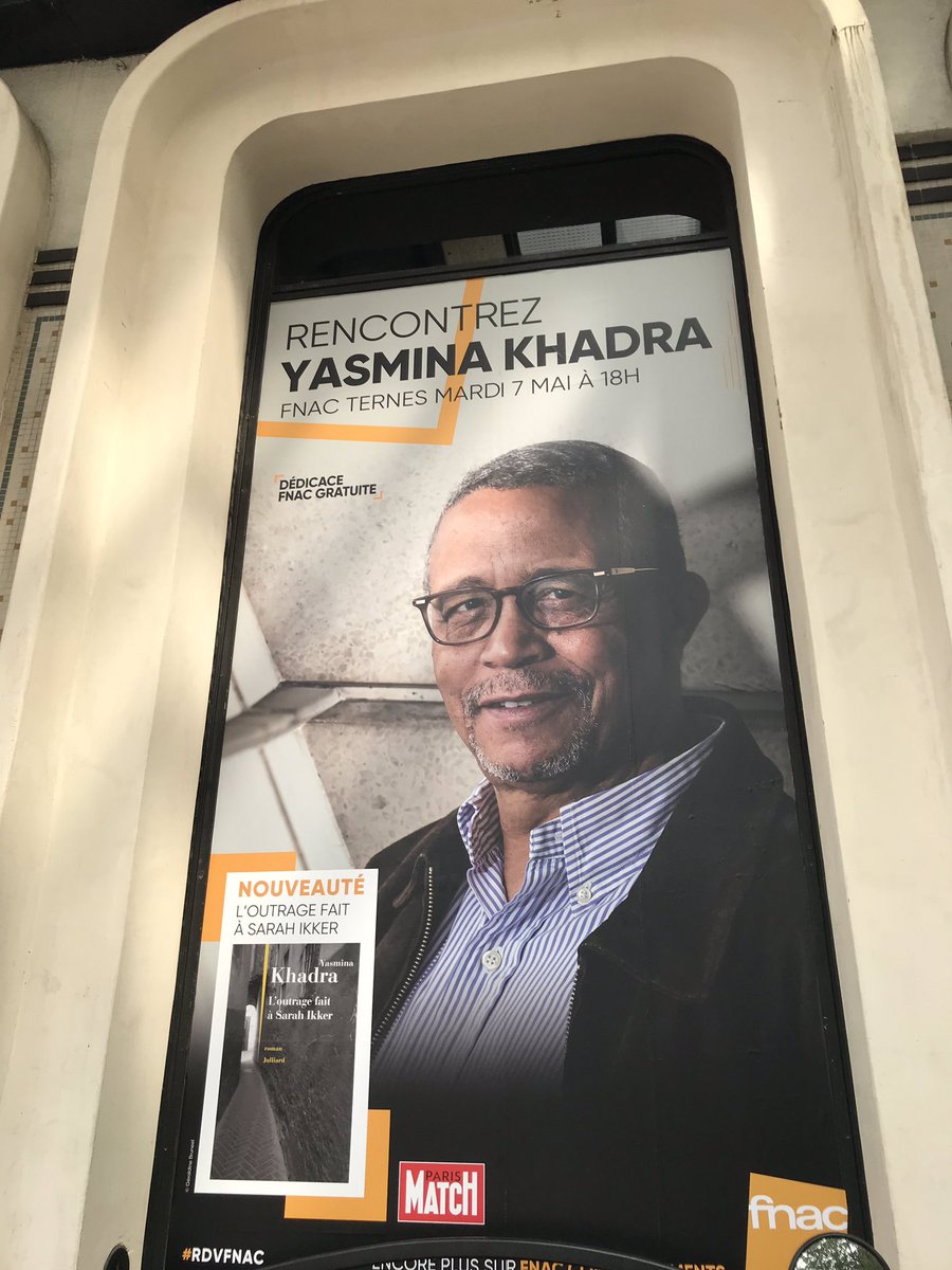 Parution de mon roman « L’Outrage fait à Sarah Ikker » après-demain, le 2 mai. Rencontre à la Fnac des Ternes, Paris 17, le 7 mai. À 18h.