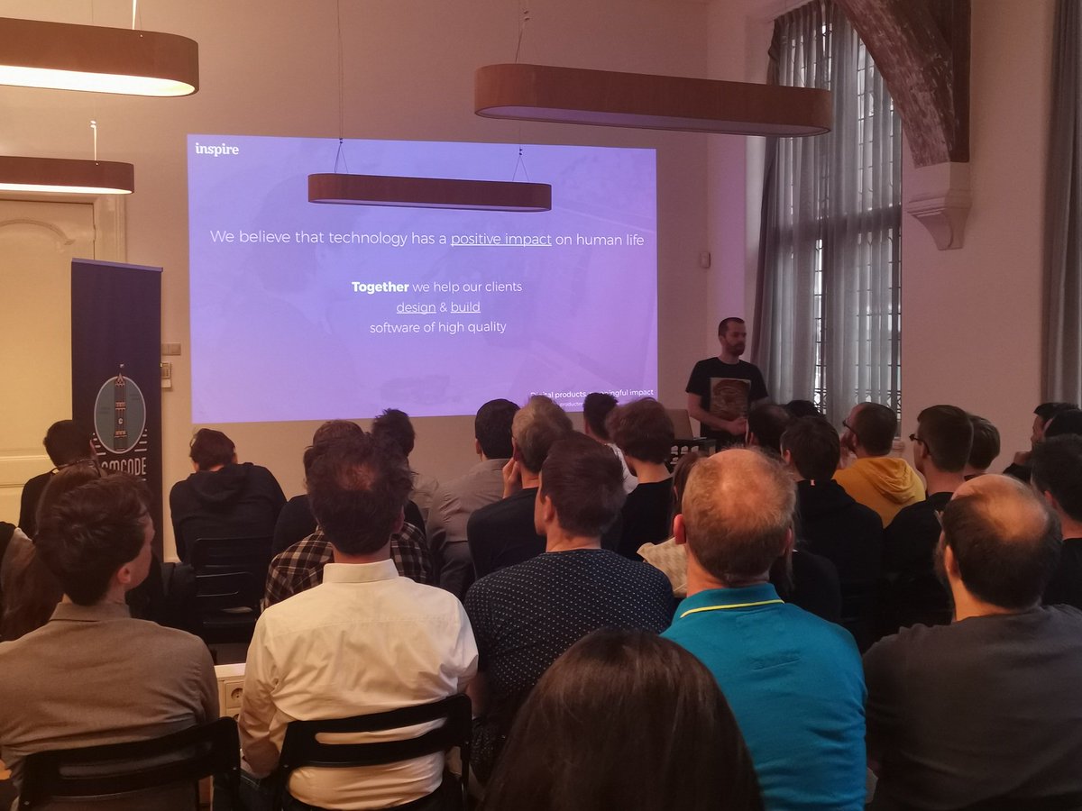 Maar liefst vier talks! @domcode begint nu en wij hebben er zin in!