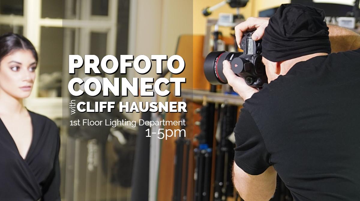 Join Cliff Hausner and our Lighting Experts until 5pm to see the new sleek and button-less remote on-camera Profoto Connect! bhpho.to/2UTKohP
