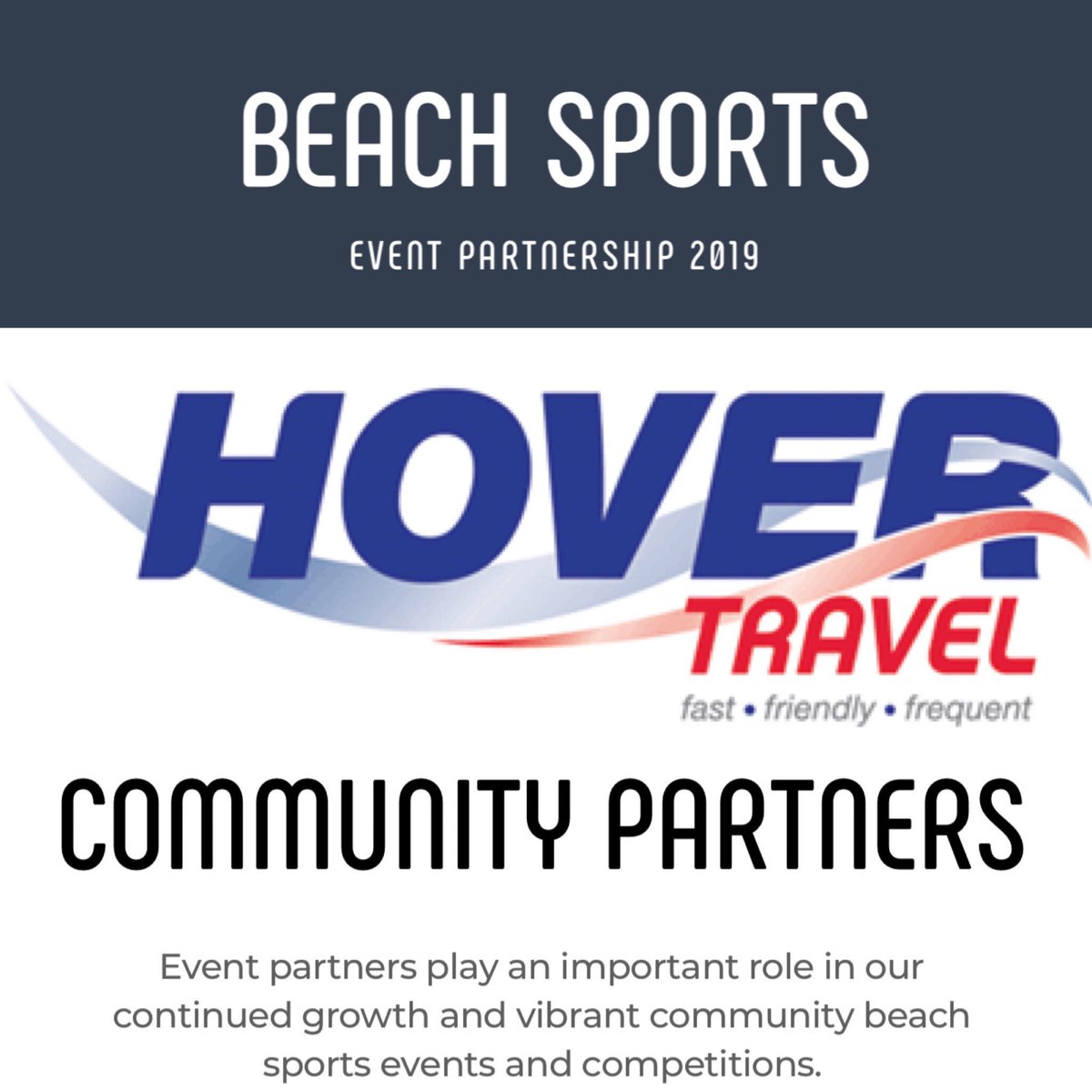 Delighted to announce <a href="/HovertravelLtd/">Hovertravelltd</a> as our beach sports travel partner #travel #beachsports #partner #isleofwight #wightwave