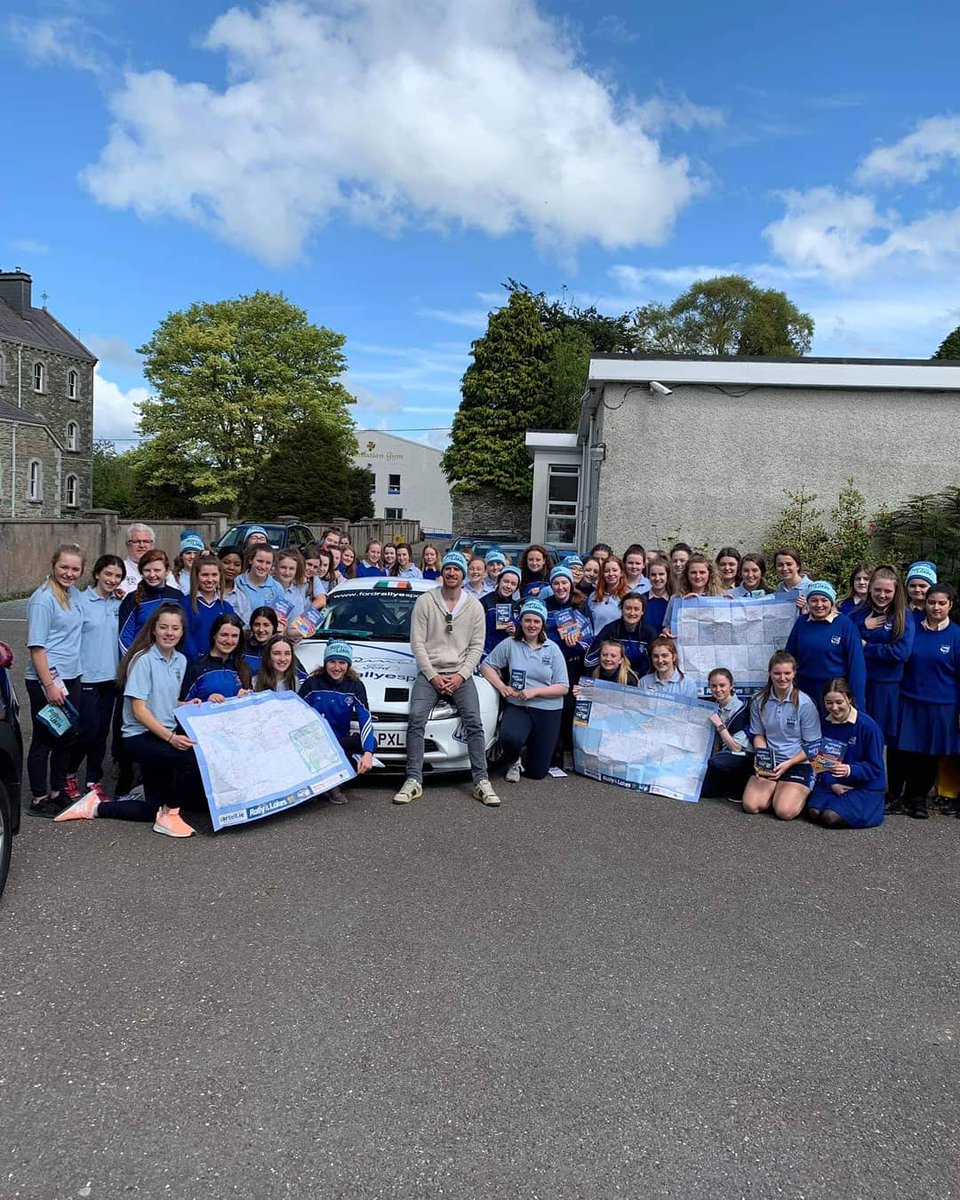 RallyoftheLakes's tweet image. Spectacular PR day for Irish Motorsport  as well as the Cartell Rally Of The Lakes having Michael Fassbender visiting all three secondary schools in Killarney this afternoon on a road safety PR day.