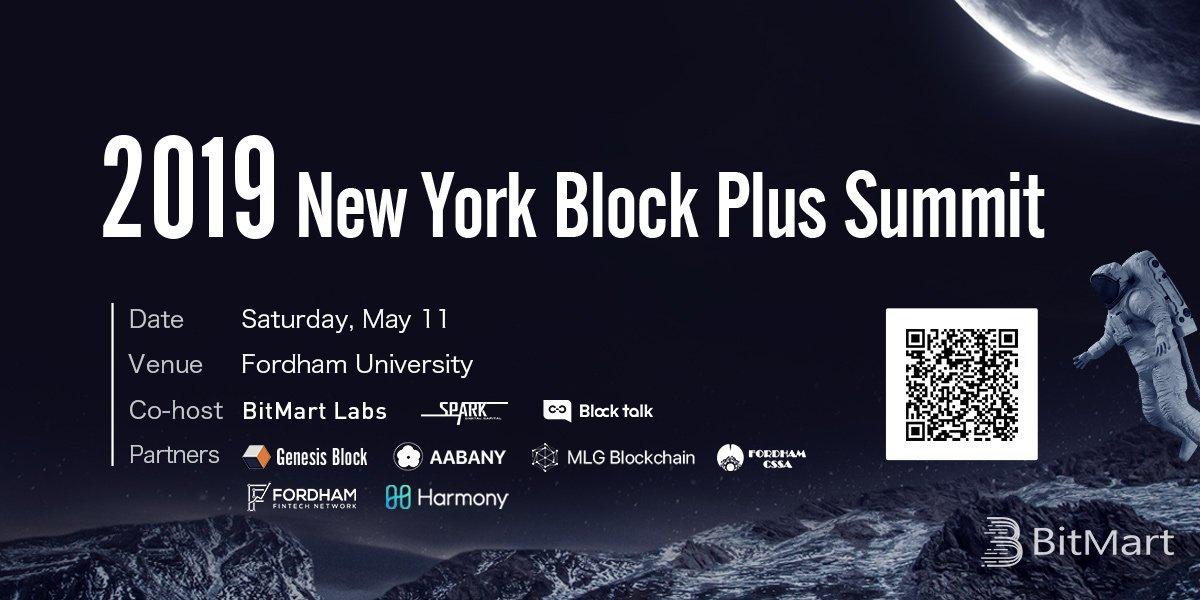 BitMartRussia's tweet photo. 🙌  #BtiMart Labs примут участие в блокчейн саммите в Нью Йорке @FordhamNYC 11 мая. Лидеры разных компаний примут участие в конференции и поделятся ценными идеями в исследованиях blockchain технологиях, STO и многих других интересных темах!

👉 https://t.co/cWEwMy8g94 https://t.co/ySucMGxmta