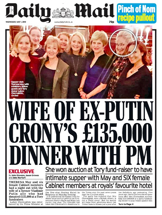 WellBuiltLair's tweet photo. @danielmgmoylan @theresa_may Ever wonder why (supposed) #Brexiteers Leadsom &amp; Truss *never* take a stand against #KimMay ? Conniving Cabinet coven #StockholmSyndrome https://t.co/4TbN38rJ2Q