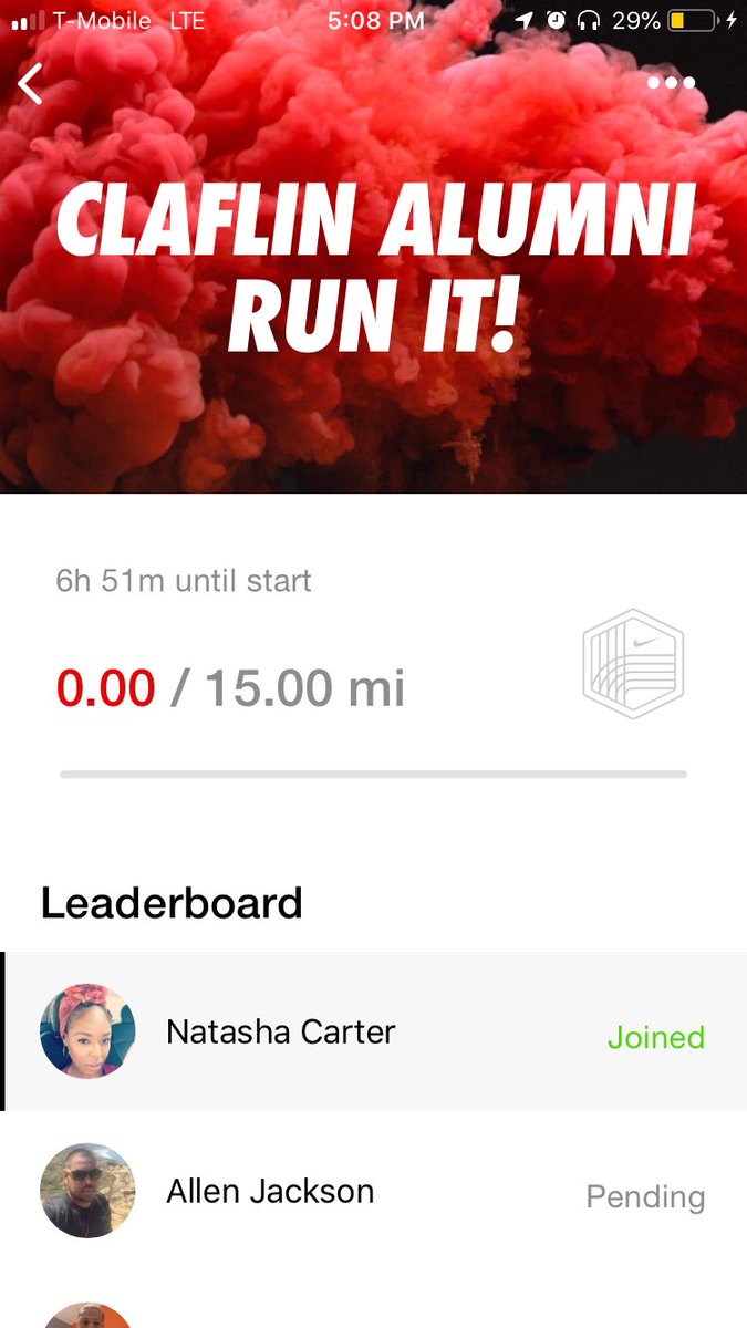 CUIAA's tweet photo. Join the “Claflin Alumni Run Club” for monthly challenges that provide you with an opportunity to challenge yourself and others. Use the hashtag #ClaflinAlumni after you complete a run • Download the Nike Run Club app or join our Facebook group! https://t.co/QBy3CpNsWJ