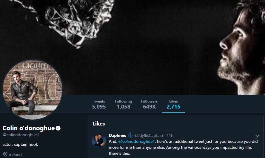 IdyllicCaptain's tweet photo. Day 30. That one time when @colinodonoghue1 appeared in my notifications 😍 So unexpected! And it meant so much because, even if I had talked about the impact of OUAT before, it was the 1st time I was so clear about who I was. Thank you Colin! 💖 #30Smiles https://t.co/B4wYCNcIp3 https://t.co/iDM4xmJlu6
