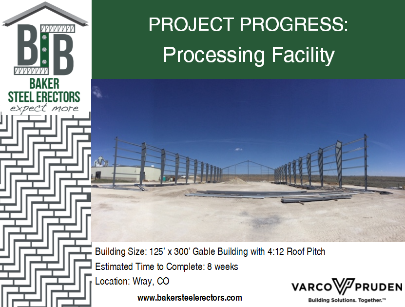 BakerCompanies's tweet photo. New project progress on a processing facility in Wray, CO!
#expectmore #steelerect #metalerect #metalbuilding #steelbuilding #steelerector #pemb #wearevp #vpbuilding #varcopruden https://t.co/9zHvGNWV1n
