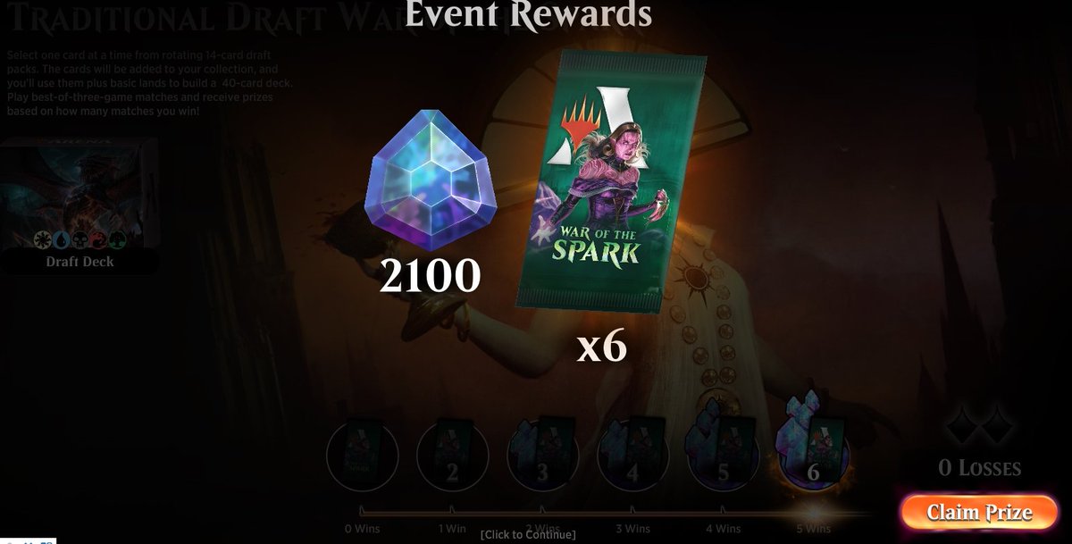 A 5-0 draft with Niv brings my record to an astonishing 23-4 after 5 drafts. War of Sparks draft game play has been a lot more enjoyable than sealed. But with the start of the new season, it's time to dive into standard again!