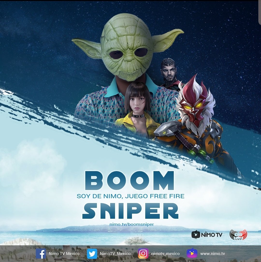 Hoy a las 7pm hr México soteare un nuevo iphone sígueme en NimoTV para el momento divertido!  nimo.tv/boomsniper
Y descarga NimoTV para no pierda las noticias de directos! nimo.tv/download/nimotv
