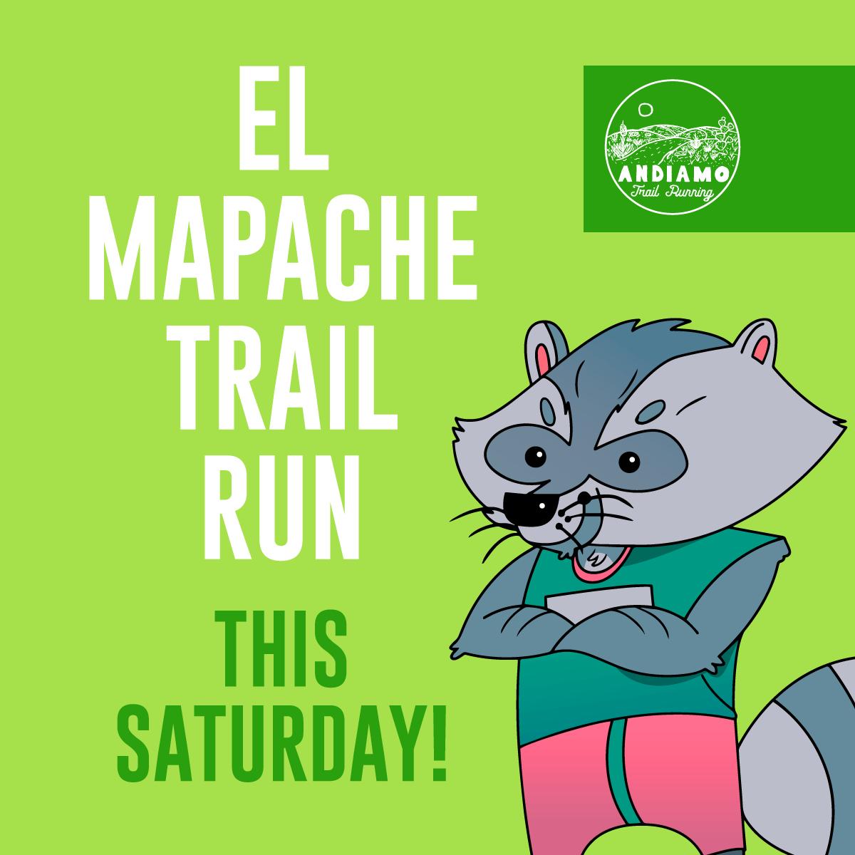 Join us this Saturday for the first El Mapache Trail Run!!  There are still a few spots left for the 5k &amp; 8k! 🏃‍♀️🏃‍♂️
➡️ Register here: bit.ly/2J5gkxG