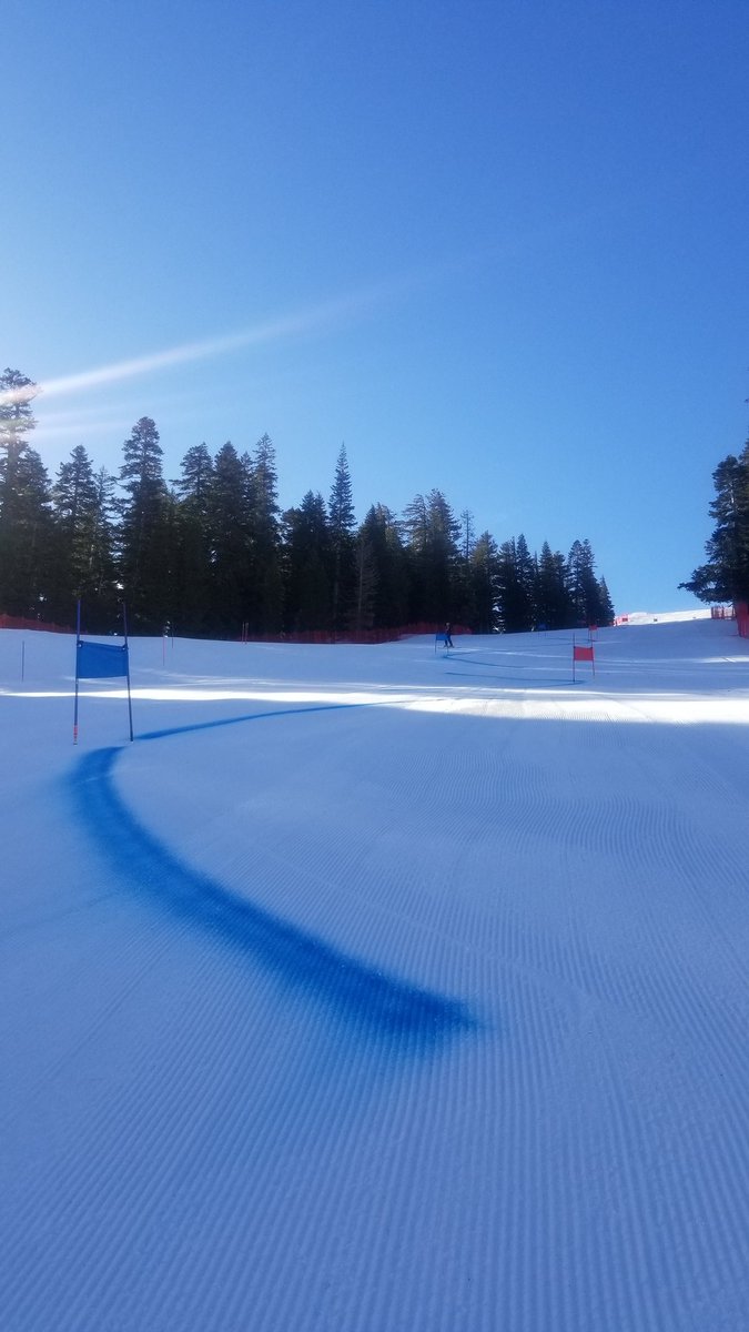 rsaffhoe's tweet photo. Giant Slalmon morning with @usskiteam!! What a beauty of a day at @squawalpine! #SquawValley #Tahoe #USSkiTeam #Bluebird https://t.co/YVDcBYFUOO
