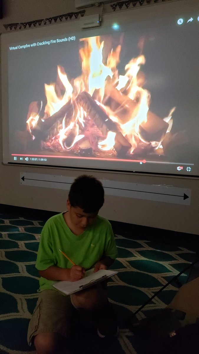 Stephanie Prewitt Creager (@msstephcreager) on Twitter photo When you cant have a real campfire at school,  you build a virtual one! One that crackles and pops too! We are on "fire" for learning! #FLALeads #RISDACE #FLAmily #RISDCONNECTS When you cant have a real campfire at school,  you build a virtual one! One that crackles and pops too! We are on "fire" for learning! #FLALeads #RISDACE #FLAmily #RISDCONNECTS