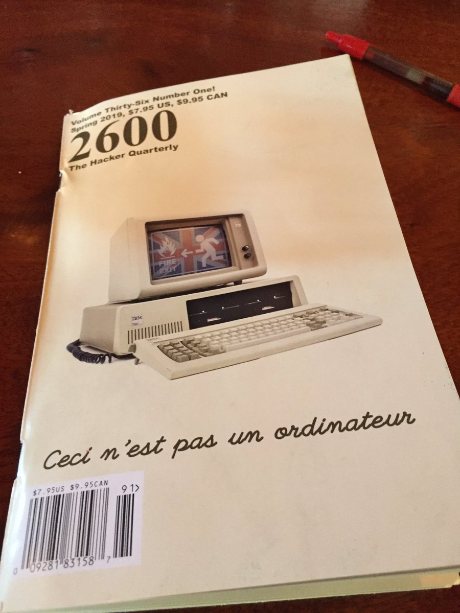 TiltedListener's tweet image. Really love the new .@2600 cover