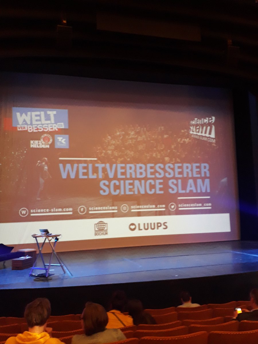 Jenny Becker (@_jennybecker) on Twitter photo Kim meinte der Moderator müsste gut sein. Andrea lacht. Ist gut. #weltverbessern <a href="/scienceslam_com/">Science-Slam.com | Science & Stories GmbH</a> Kim meinte der Moderator müsste gut sein. Andrea lacht. Ist gut. #weltverbessern <a href="/scienceslam_com/">Science-Slam.com | Science & Stories GmbH</a>
