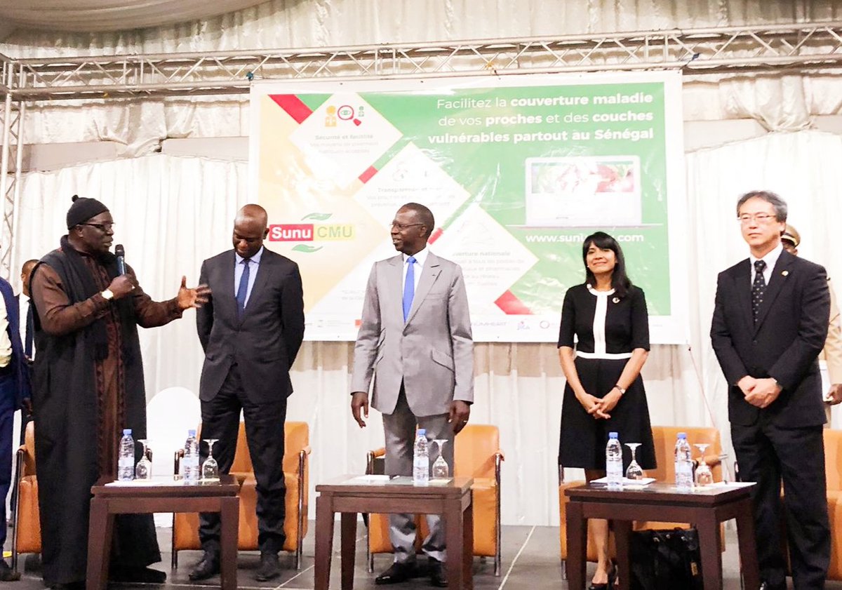 pgajraj1's tweet photo. Lancement aujourd'hui de la plateforme innovante #SUNUCMU avec SE le Premier Ministre, @acmu_senegal &amp; @BetterThan_Cash: Un pas important vers l'universalisation de la couverture maladie au #Senegal &amp; l'atteinte des #ODDs @OnuSenegal @UNCDF @PrimatureSn https://t.co/n3BJWvc0et