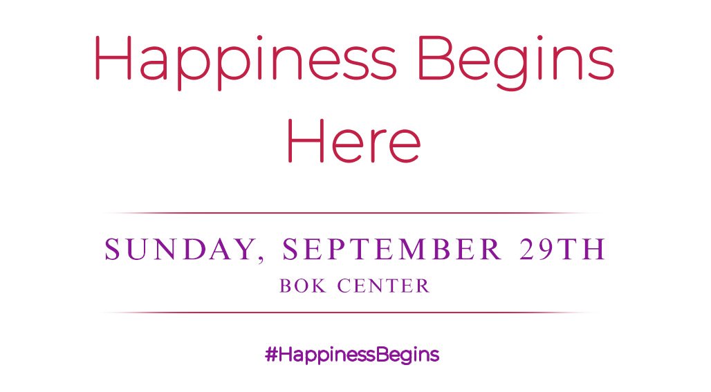 BOKCenter's tweet photo. #HappinessBegins https://t.co/9C9JjvUDX6