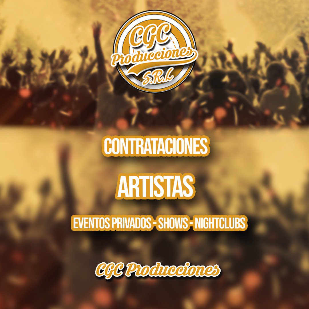 cgcsantafe's tweet photo. Somos una compañía que se dedica a promocionar y comercializar artistas de Reggaeton, Cumbia, Bachata y música para discotecas, eventos privados, eventos públicos, tanto en América Latina como el resto del Mundo.
#cgcsantafe #cgcproducciones #contrataciones #eventos https://t.co/H2OZcQ25Gw