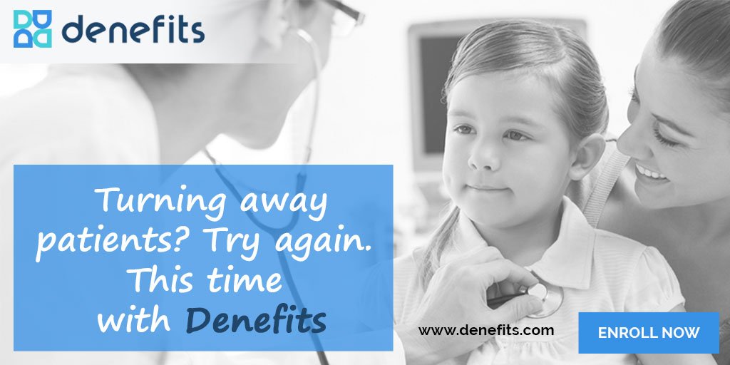 Stop turning away patients because lenders are not approving them. Use Denefits to finance any patient, today! #patients #paymentplans #affordableplans #denefits #healthcare #patientfinancing bit.ly/2DFvVk5