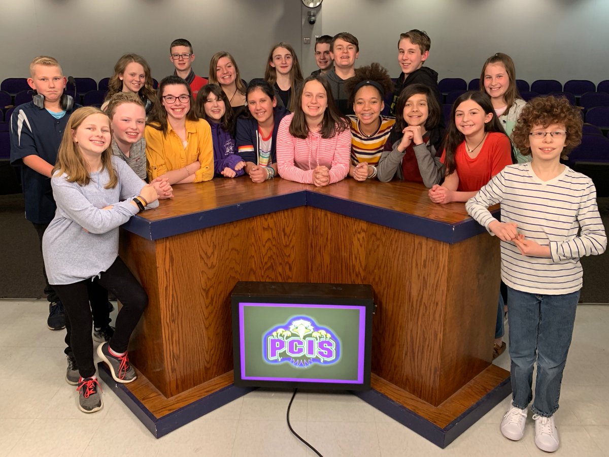 FalconTVPCIS's tweet photo. We filmed our Spring 2019 News Special yesterday! Amazing job by every student involved! Stay tuned, this episode will be airing SOON! 📽️ #PPSstudents @PlymouthSch @PlymouthEDTV https://t.co/CNWWwJTXU2