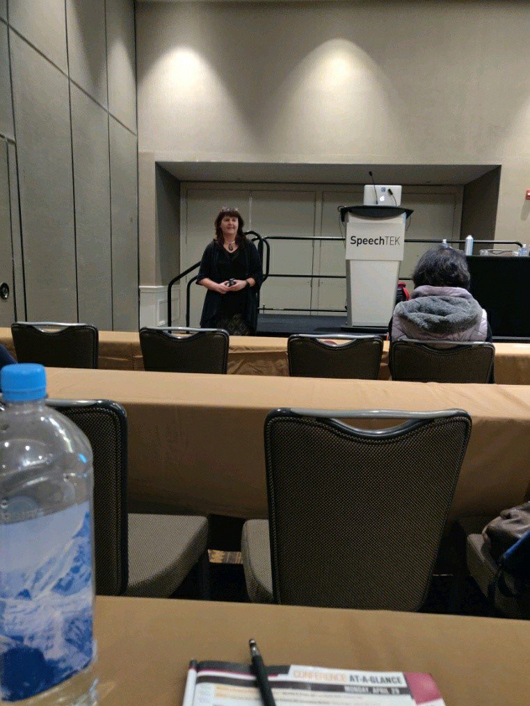 acixdorg's tweet photo. Bright and early at the ACIxD Conversational Wiki Design Workshop sunrise discussion.  Join us tomorrow morning for part 2 of the workshop (track SD303).  #speechtech #conversationaldesign https://t.co/xp1RBr2Tzv