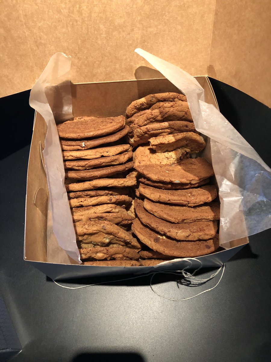 Thank you to Lonnie Appleby one of our go to talent selects for dropping by some cookies on our last day!