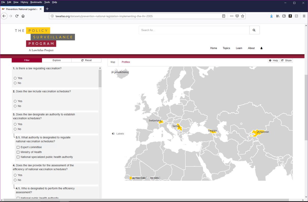LawAtlas's tweet image. Article 2 of the @WHO IHR(2005) seeks to prevent, protect against, control &amp;amp; provide a public health response to internat'l spread of disease. Our new maps capture implementation in 4 European countries @LegalScienceLLC @UniNeuchatel 

🌍 Explore the data: ow.ly/I1Fg50tiPAE