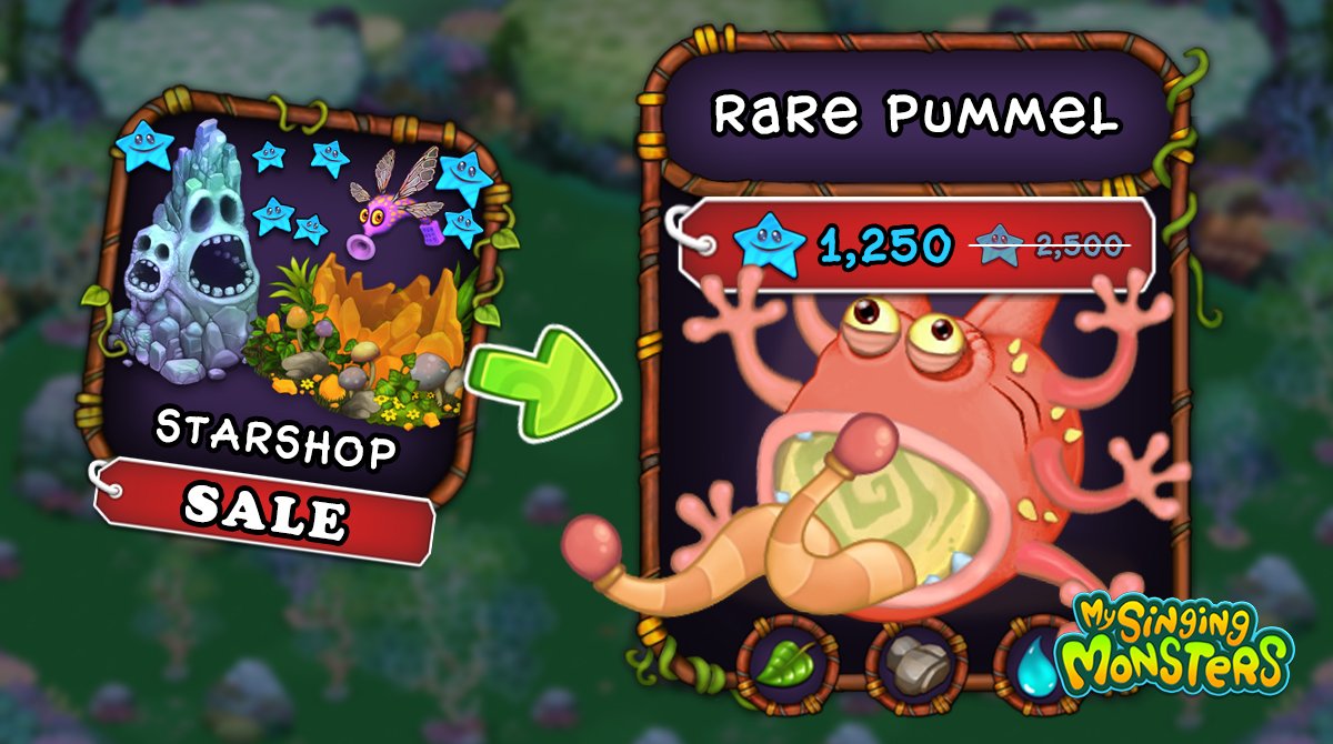 My Singing Monsters on Twitter "Gg15Fran Rare Pummel is currently