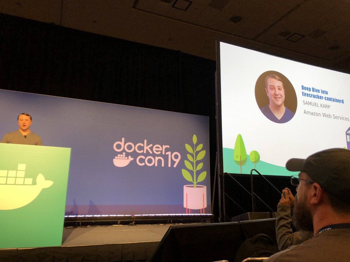 rhashioka's tweet image. Deep dive into #firecracker - #containerd by @samuelkarp #DockerCon @containerd @Docker