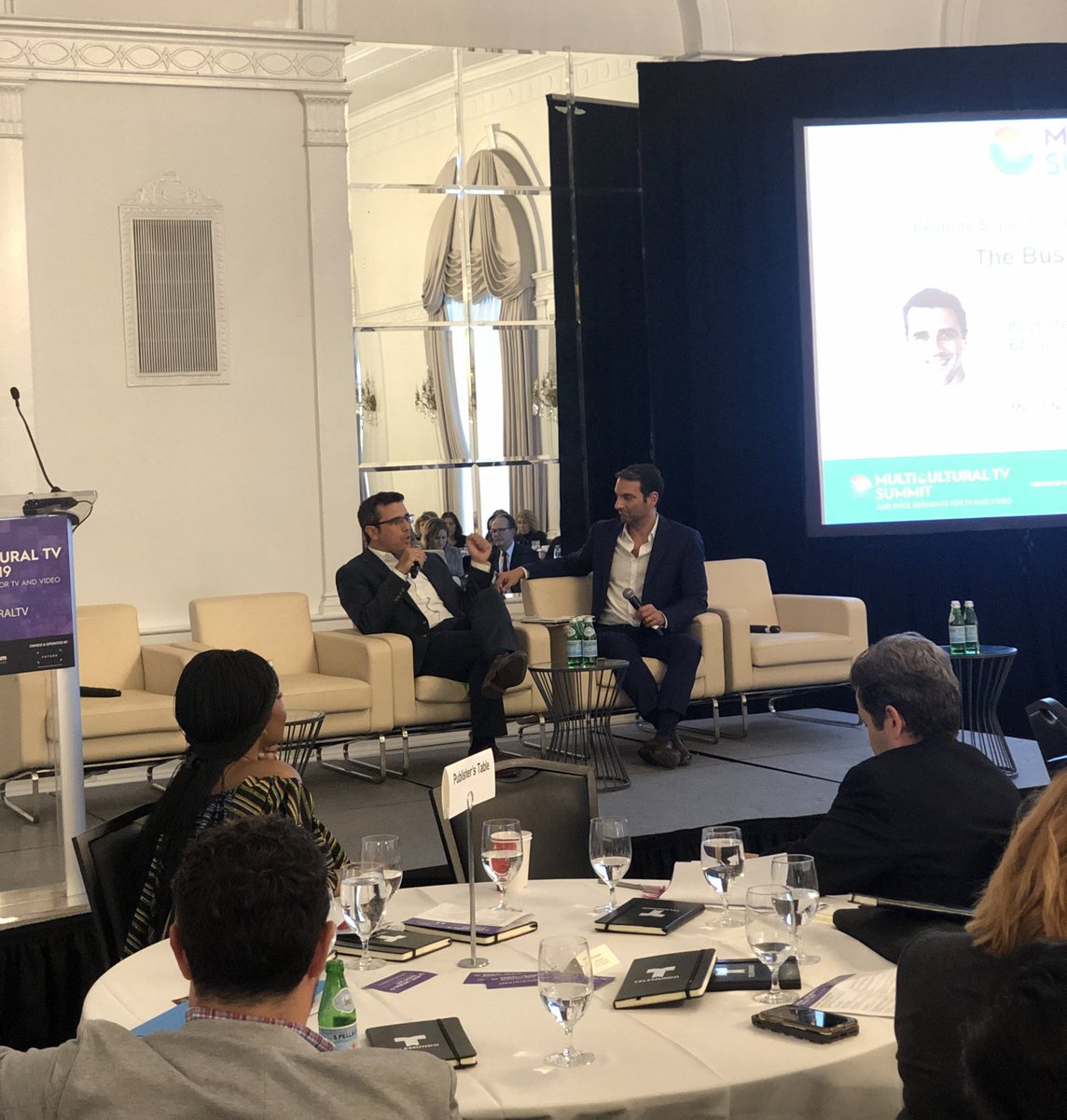MulticulturalTV's tweet photo. Ezequiel Fonesca Zas of @Viacom it’s sitting down with David Puente of @ClarityMedia to discuss The Business Strategy Perspective here at #multiculturaltv. https://t.co/A5V7Die6BQ
