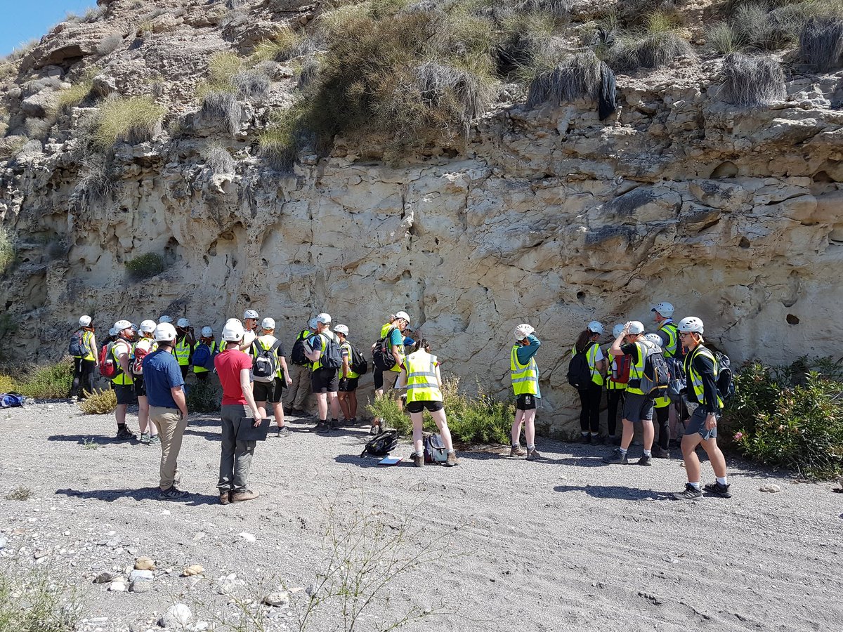 DCharlaftis's tweet photo. We are big fans of fun deltas! #Almeria2019 @DurUniEarthSci @Stuartsediment @k_mccaffrey @VM_Principal @KinvigGeosci https://t.co/2D95JSCFhf