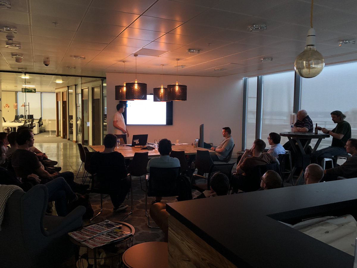 dotnetliverpool's tweet image. We begin with @johnstaveley’s second half of the presentation going into ARM Templates in Azure after his first part demoing  azure functions and queue triggers! #serverlesss of #FaaS as John would say 🤓
