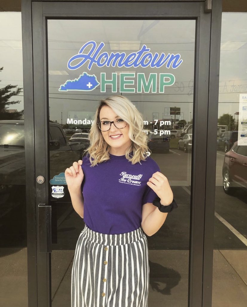 HometownHemp's tweet photo. Come get some of our amazing @bernoullis icecream on this warm beautiful day 🍦☀️ #CBDicecream #CBD #hemp #hometownhemp #icecream https://t.co/NpJMNnN8G4