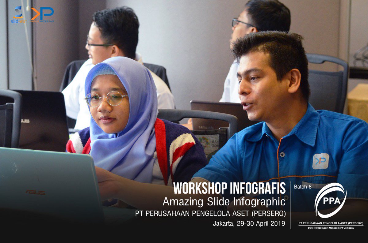 SlidePresentasi's tweet image. Alhamdulillah
#PelatihanInfografis batch-8 w/ PT. Perusahaan Pengelola Aset berjalan lancar

0857-3333-0407
KreasiPresentasi.com

#PakarSlide #SlideDesigner #PakarInfografis #WorkshopInfografis #VisualisasiData #DokterSlide #TrainingSlide #AmazingSlideInfographic #AmazingSlide