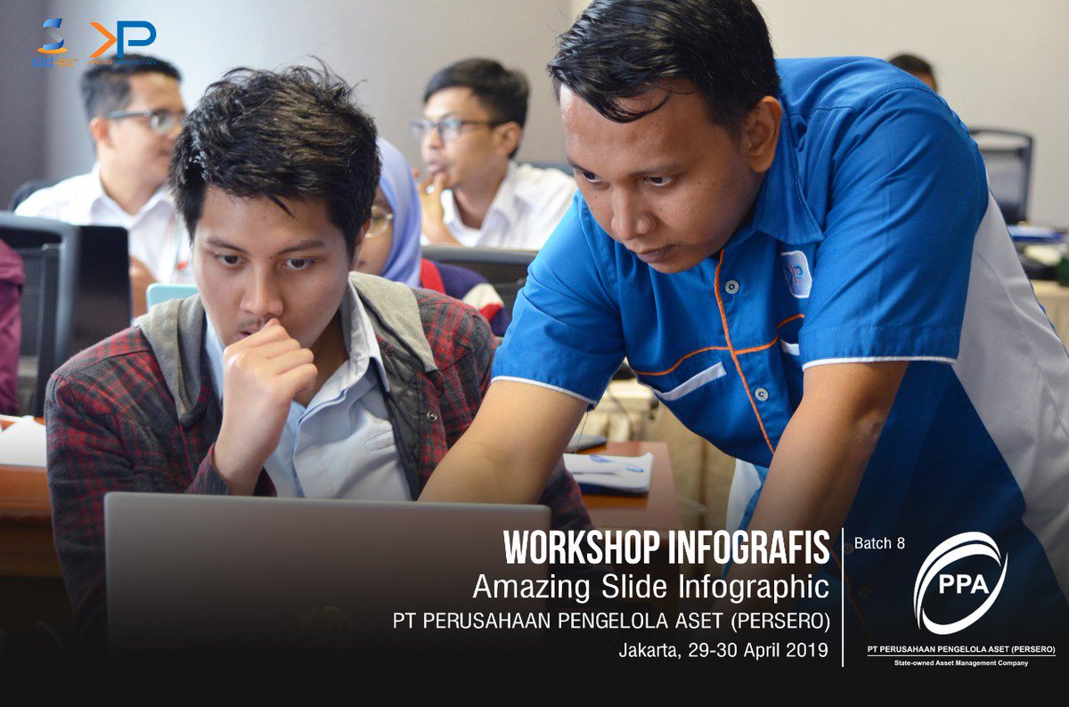 SlidePresentasi's tweet image. Alhamdulillah
#PelatihanInfografis batch-8 w/ PT. Perusahaan Pengelola Aset berjalan lancar

0857-3333-0407
KreasiPresentasi.com

#PakarSlide #SlideDesigner #PakarInfografis #WorkshopInfografis #VisualisasiData #DokterSlide #TrainingSlide #AmazingSlideInfographic #AmazingSlide