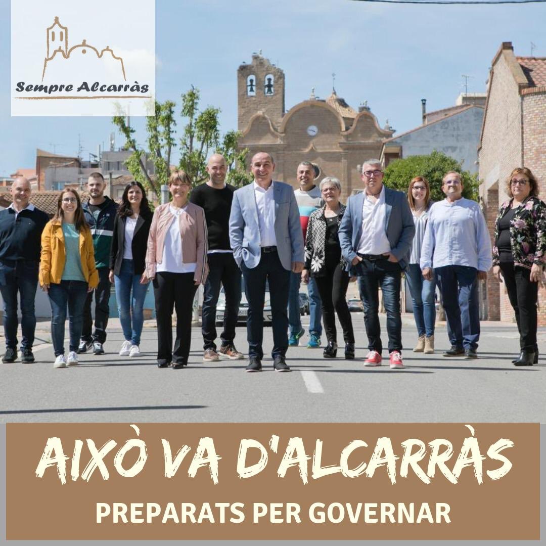 AIXÒ VA D’ALCARRÀS
#semprealcarras#municipals2019 #juntsfempoble#preparatspergovernar#posaremfilalafulla#alcarràs