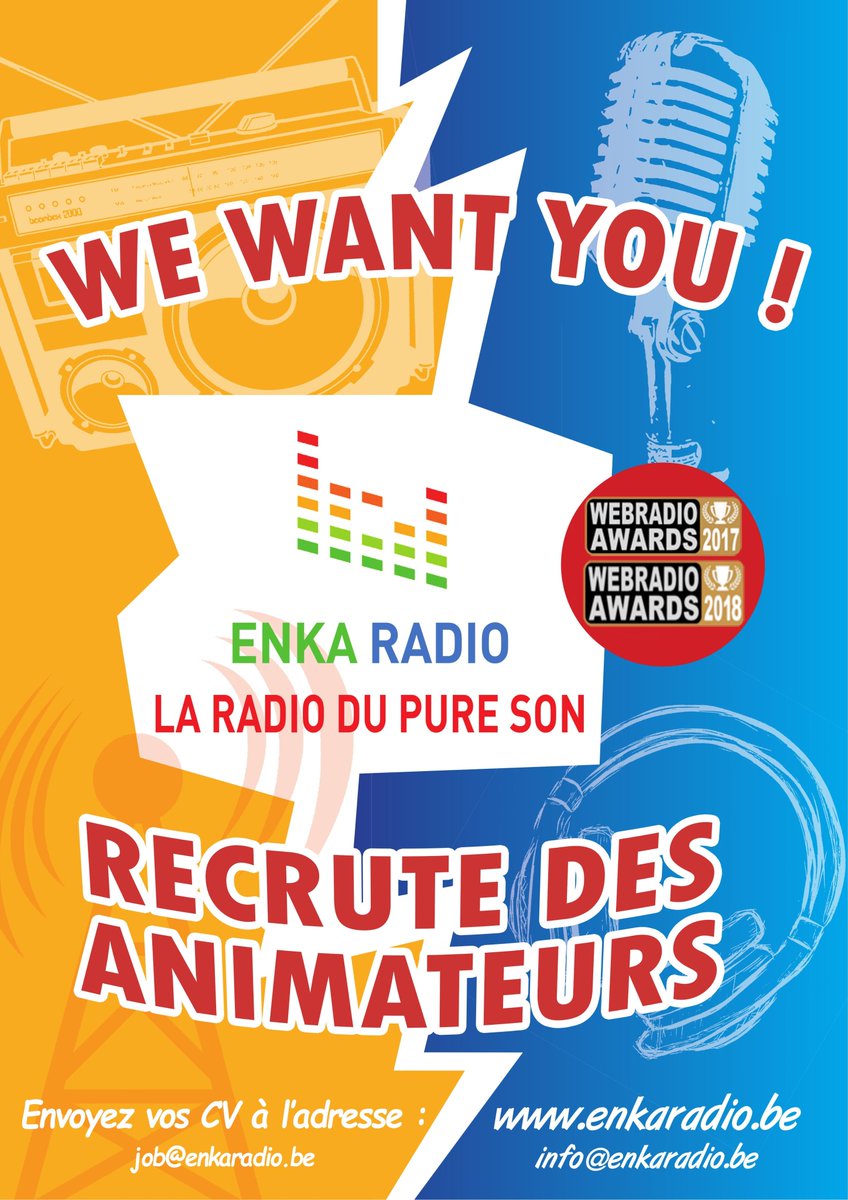 EnkaRadio's tweet photo. #JOB  #radiojob #radio #BE https://t.co/EzmtfViWPY