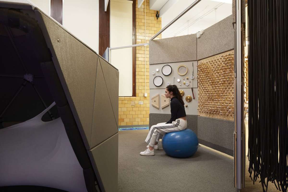 HKSArchitects's tweet photo. HKS’ Sensory Well-Being Hub was awarded the Certificate of Research Excellence (CORE), with Merit Status, from the Environmental Design Research Association! Learn more about this project: https://t.co/3IZ003ckys #design #research #AutismAwarenessMonth https://t.co/mHXR3lysaI