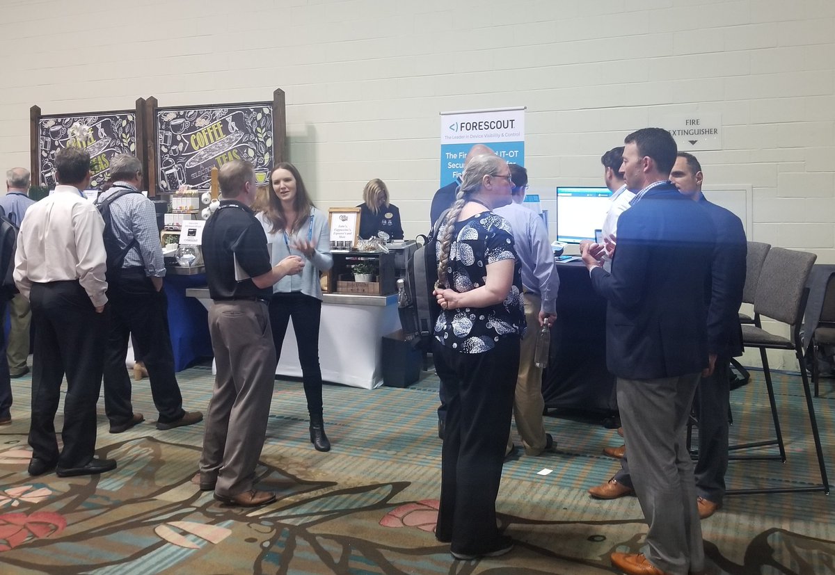 oneleg's tweet photo. Love the buzz and conversations happening for the @Forescout team at the @FSISAC Annual Summit this week! #DeviceVisibility #eyeSegment #CyberSecurity https://t.co/WtJGKaIQlN