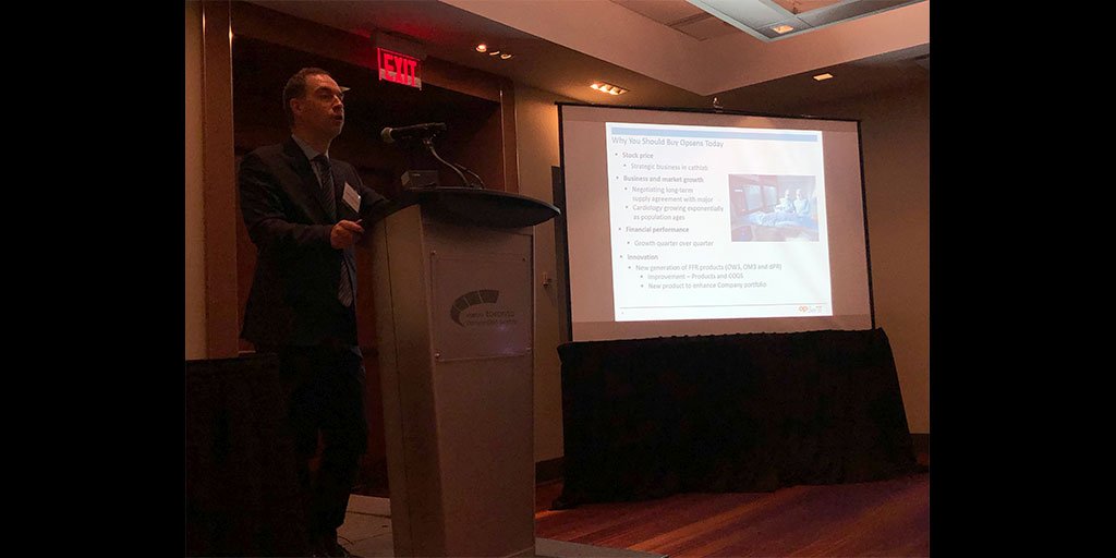 LumiraVentures's tweet image. #Opsens #Medical CEO, Louis Laflamme, CPA, CA discusses FFR-guided treatment, its product #OptoWire &amp;amp; how they are delivering value for shareholders at  #BBHIC2019 @bloomburton #medtech #medicaldevice #healthcare  #healthtech #guidewire #coronary #lifesciences #innovation