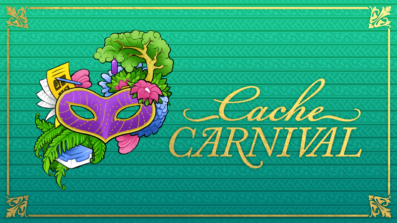 GoGeocaching's tweet photo. From March 25 through April 14, 2019, geocachers around the world celebrated #creativity through #CacheCarnival, awarding 378K Favorite points and hosting 1,223 events! https://t.co/geLbvEkAJg https://t.co/Djm6Oamj5F