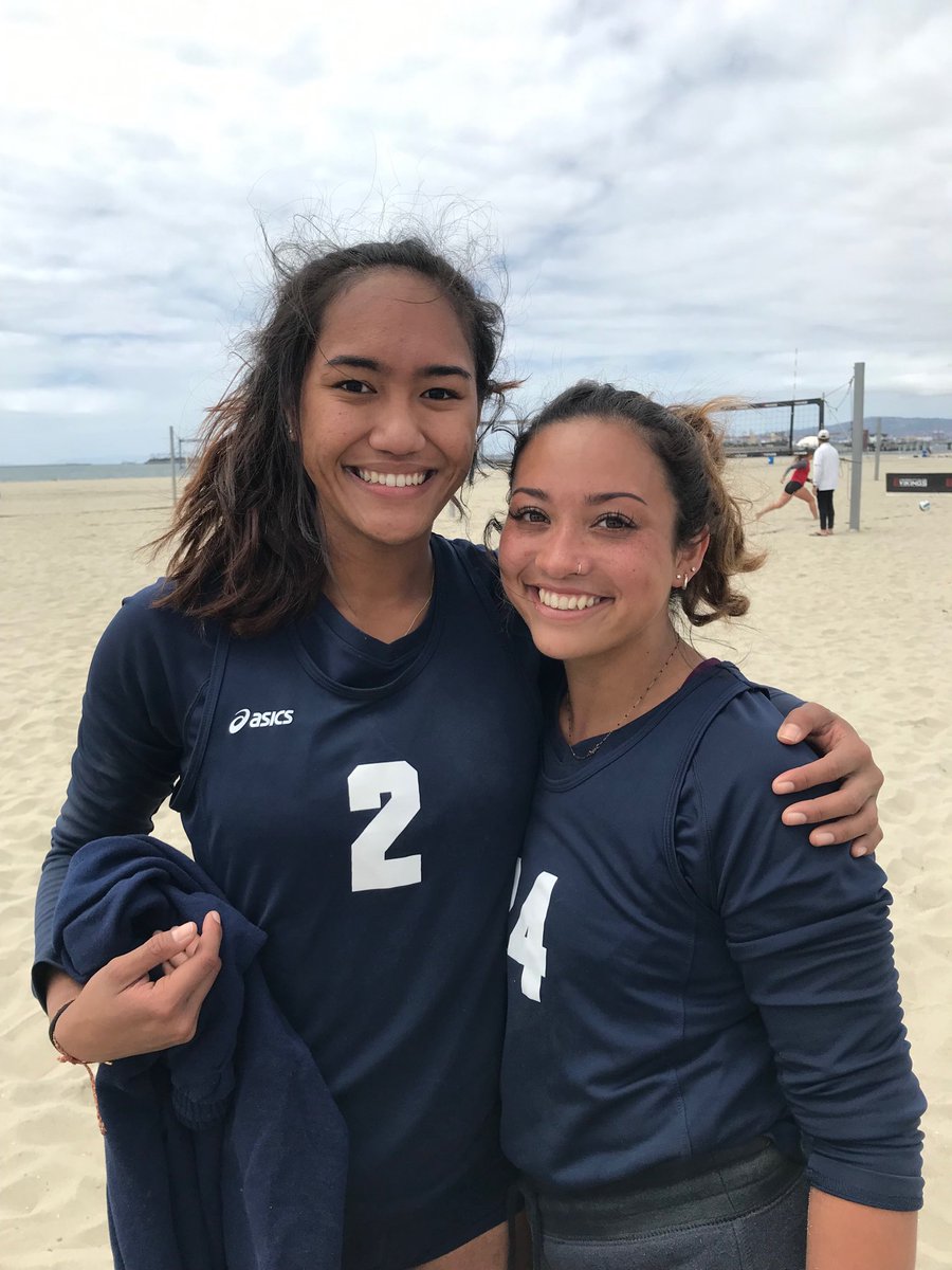 hank_photo's tweet photo. Cam and Rylee pick up a 3 set win over Long Beach at the ⁦@CCCAASports⁩ so cal regionals. That was Rylee’s 24th career win for ⁦@orangecoast⁩ most all-time https://t.co/Th2MpQrFuT