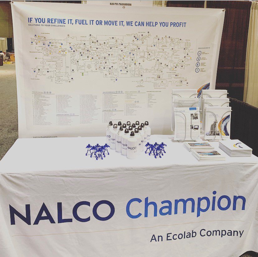 Nalco_Champion's tweet image. Visit us TODAY inside Booth 17 at #RefCommGalveston! @RefiningComm #RefComm