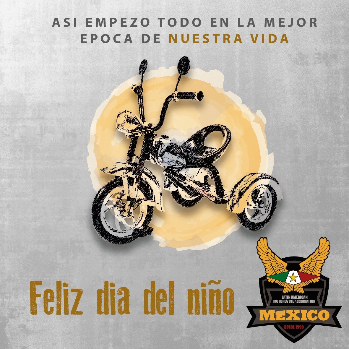 LAMAMxOficial's tweet photo. La imaginación no tiene edad y los sueños son para siempre #FelizDiaDelNiño👦👧
#LAMA #LAMAMx #Motos #Moto #Motorcycle #MotoLife #Motorcycles #Instamoto #motorbikes #motorcyclesofinstagram #motovlog #Curvas #Experiencia #MotoStyle #LAMAForeverForeverLAMA #BikerFamily https://t.co/YnuYkGV7ps