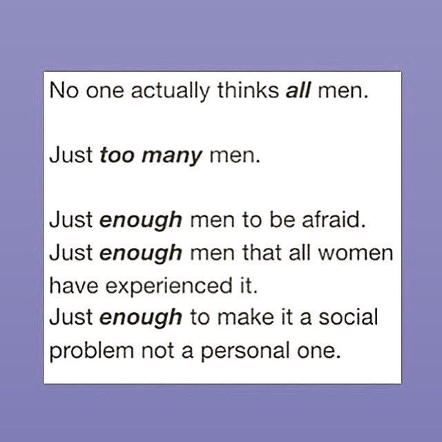 OneIn23's tweet image. Written by my friend: @bisexualnomad (more of his writing): Why is this concept so difficult for cis men to understand? It's their actions, entitlements, and toxicity that have created an environment of fear and violence. 
I've seen my loved ones affecte… bit.ly/2IRpnmI