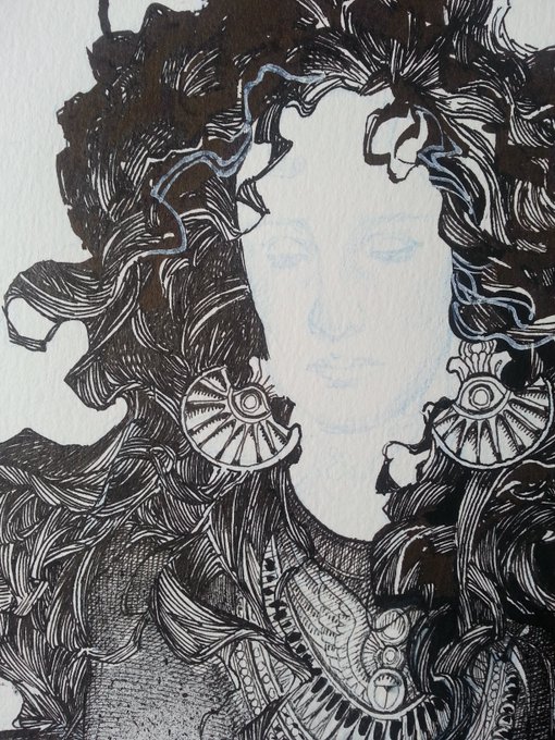 Came across these old snaps of WIP for 'Babylon' 