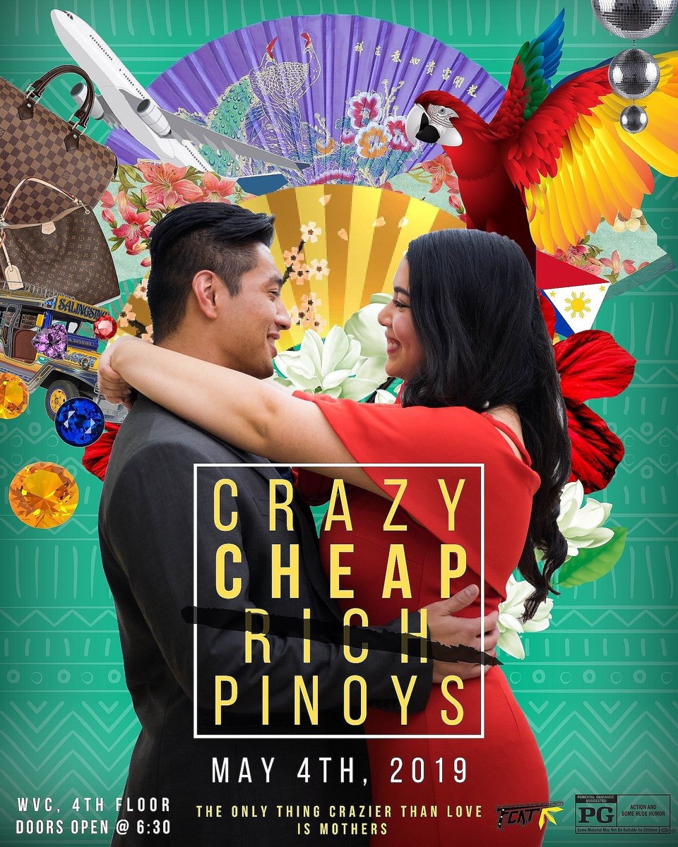 FCATowson's tweet photo. 4 DAYS!!!!!
What: Crazy Cheap Pinoys Showcase Performance 
When: Saturday May 4th Doors open at 6:30PM 
Where: WVC BALLROOMS 4TH floor
FREE EVENT &amp; FREE FOOD
COME SUPPORT FCAT https://t.co/fowWkU0DEl