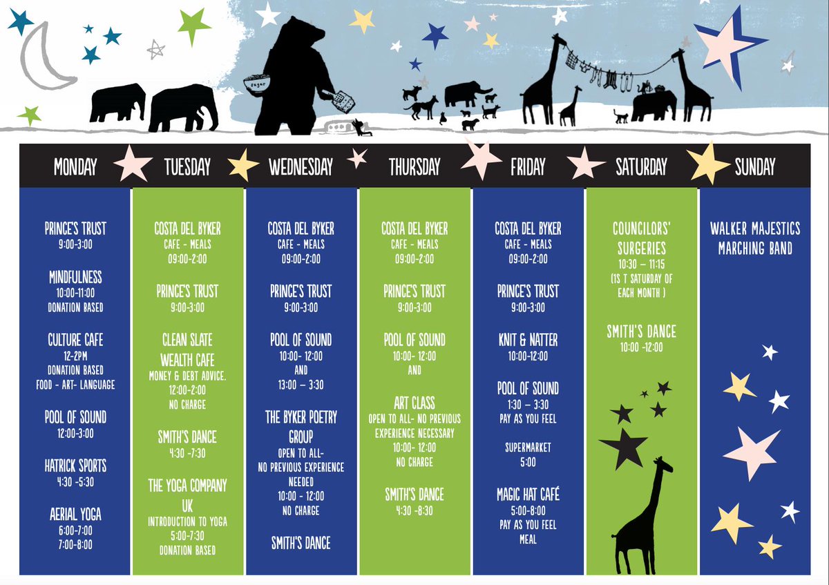 Join our facebook page where you can find out more about what we do at Byker. He is a taste of what we offer.