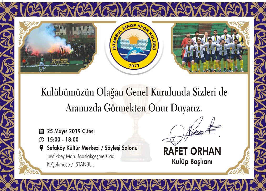 İstanbul Sinopspor (@istsinopspor) on Twitter photo 