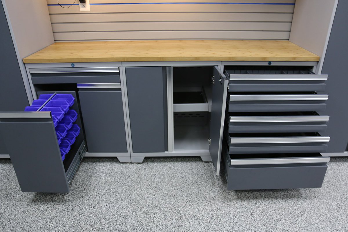 Our Garage Base Cabinets are very durable and provide maximum storage space...